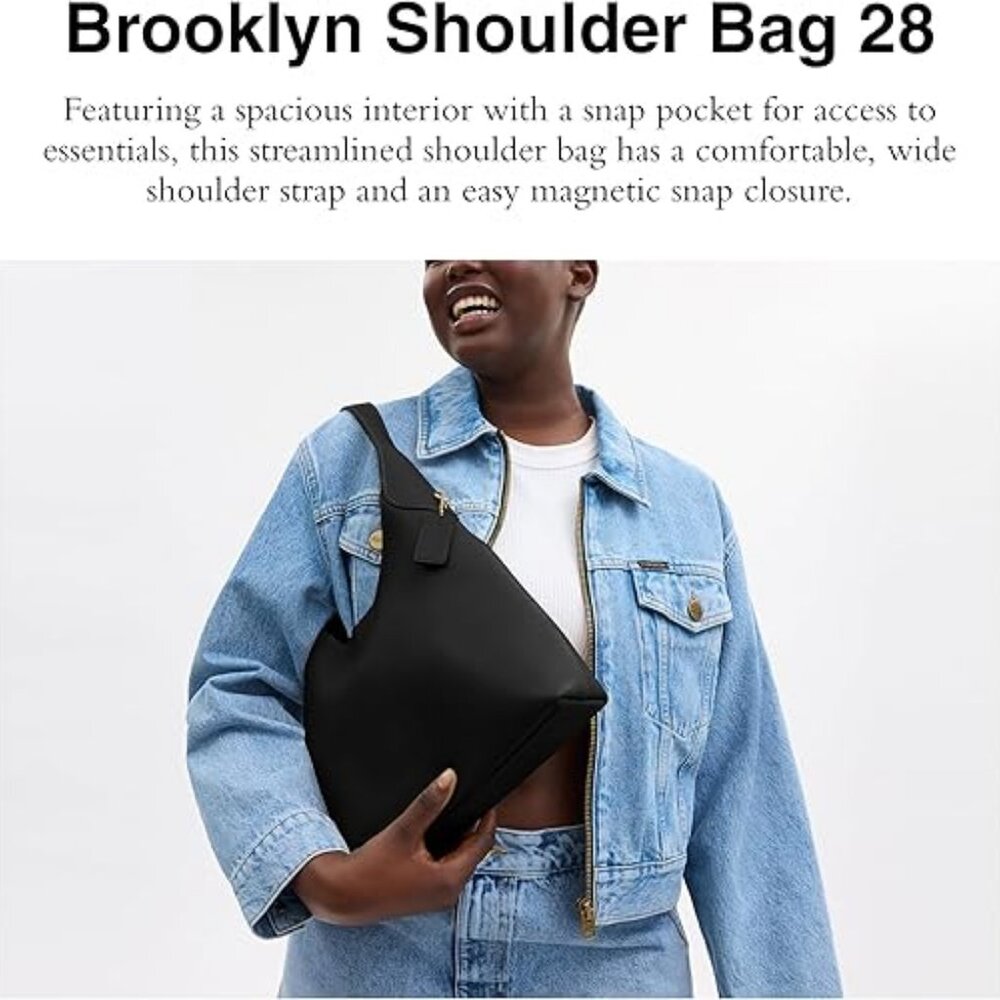 Coach Brooklyn Shoulder Bag 28 - Picture 4 of 7